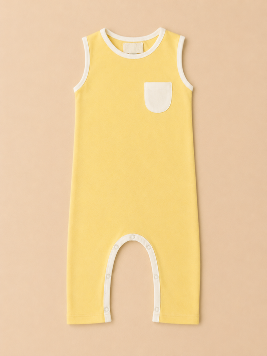 SLEEVELESS ROMPER- SUNNY SIDE UP - ITSYBOO