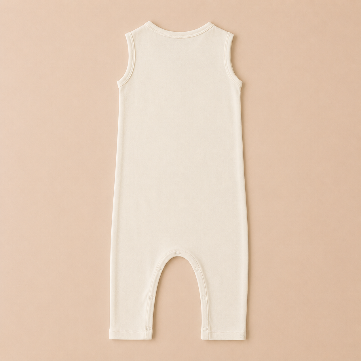 SLEEVELESS ROMPER- CHALK WHITE - ITSYBOO