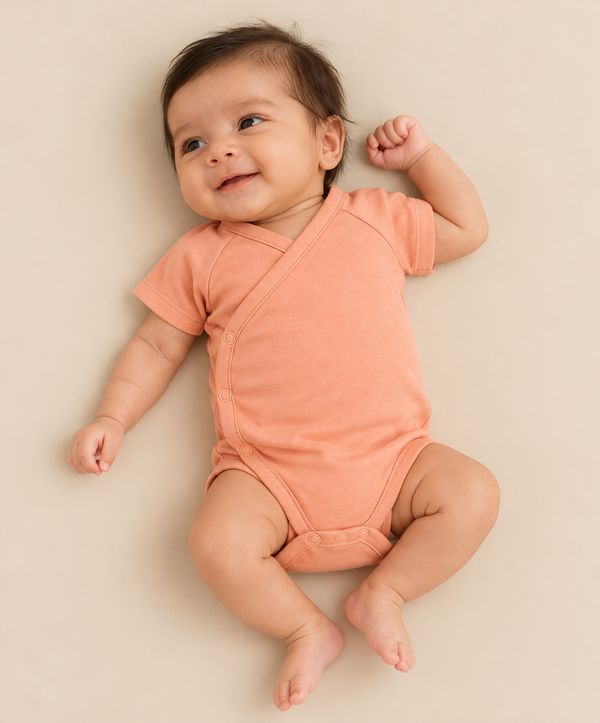 Half Sleeve Baby Kimono - Solids