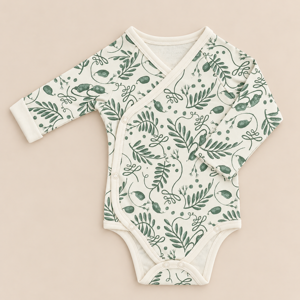 Lentil Print Full Sleeve Baby Kimono - ITSYBOO