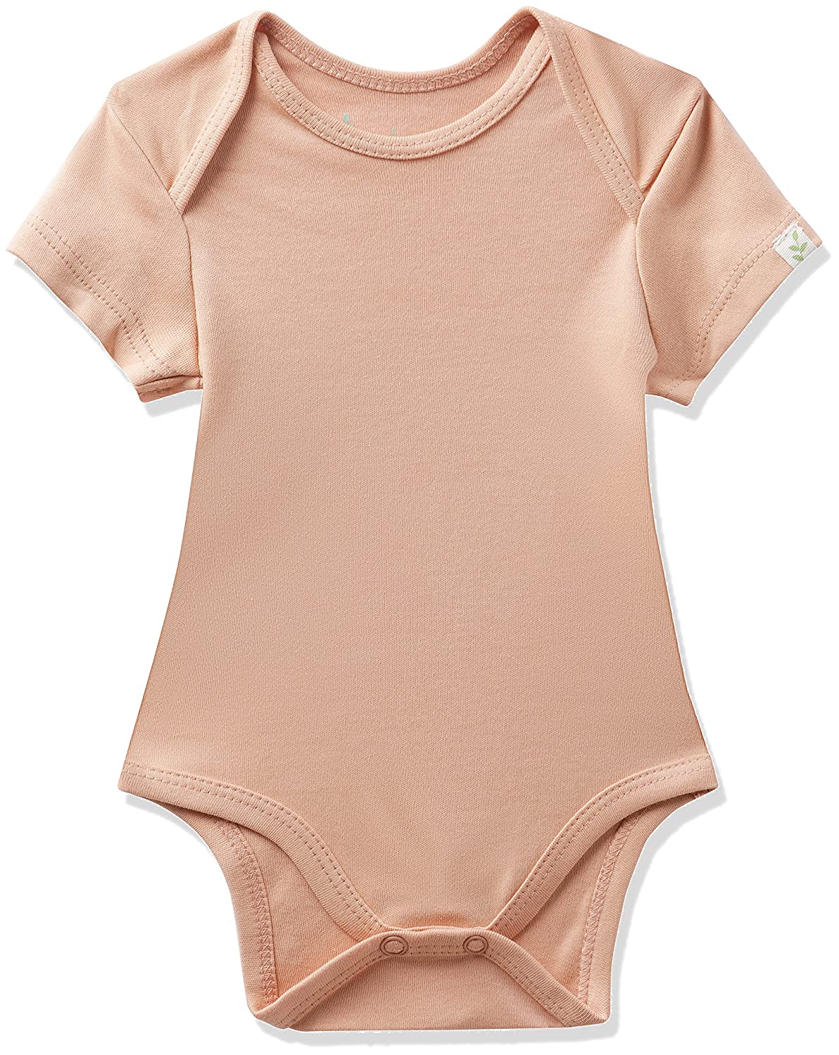 HALF SLEEVE ONESIE- CORAL BLUSH - ITSYBOO