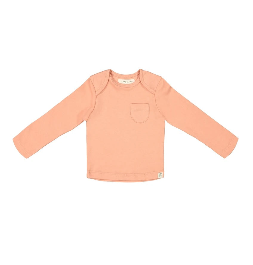 FULL SLEEVE TSHIRT - CORAL BLUSH