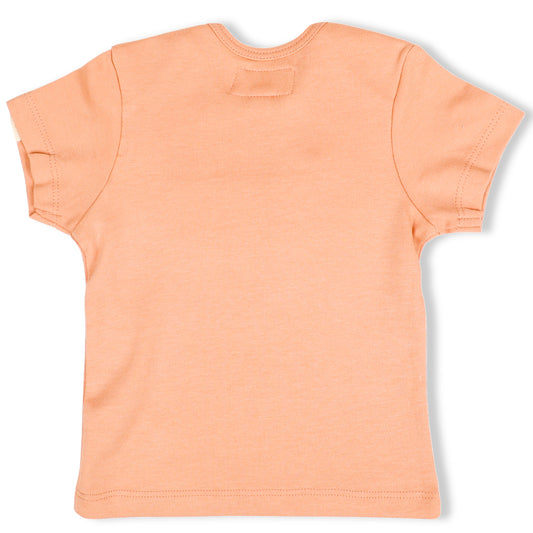 HALF SLEEVE TSHIRT- CORAL BLUSH - ITSYBOO
