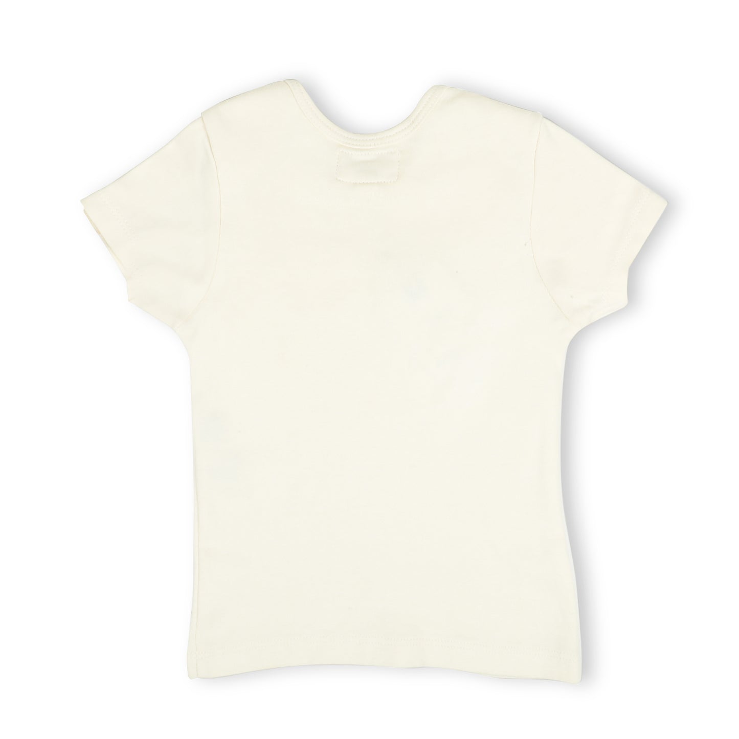 HALF SLEEVE TSHIRT- CHALK WHITE - ITSYBOO
