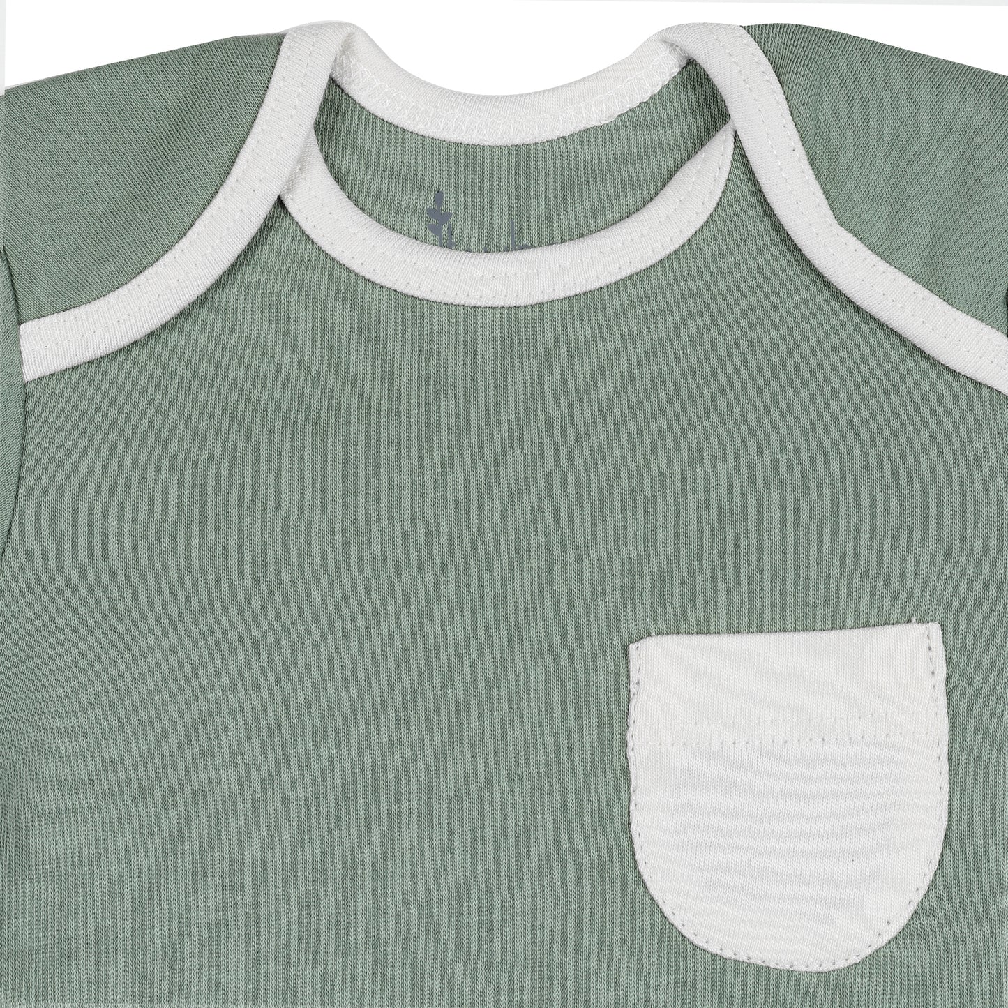 HALF SLEEVE TSHIRT- SAGE GREEN - ITSYBOO