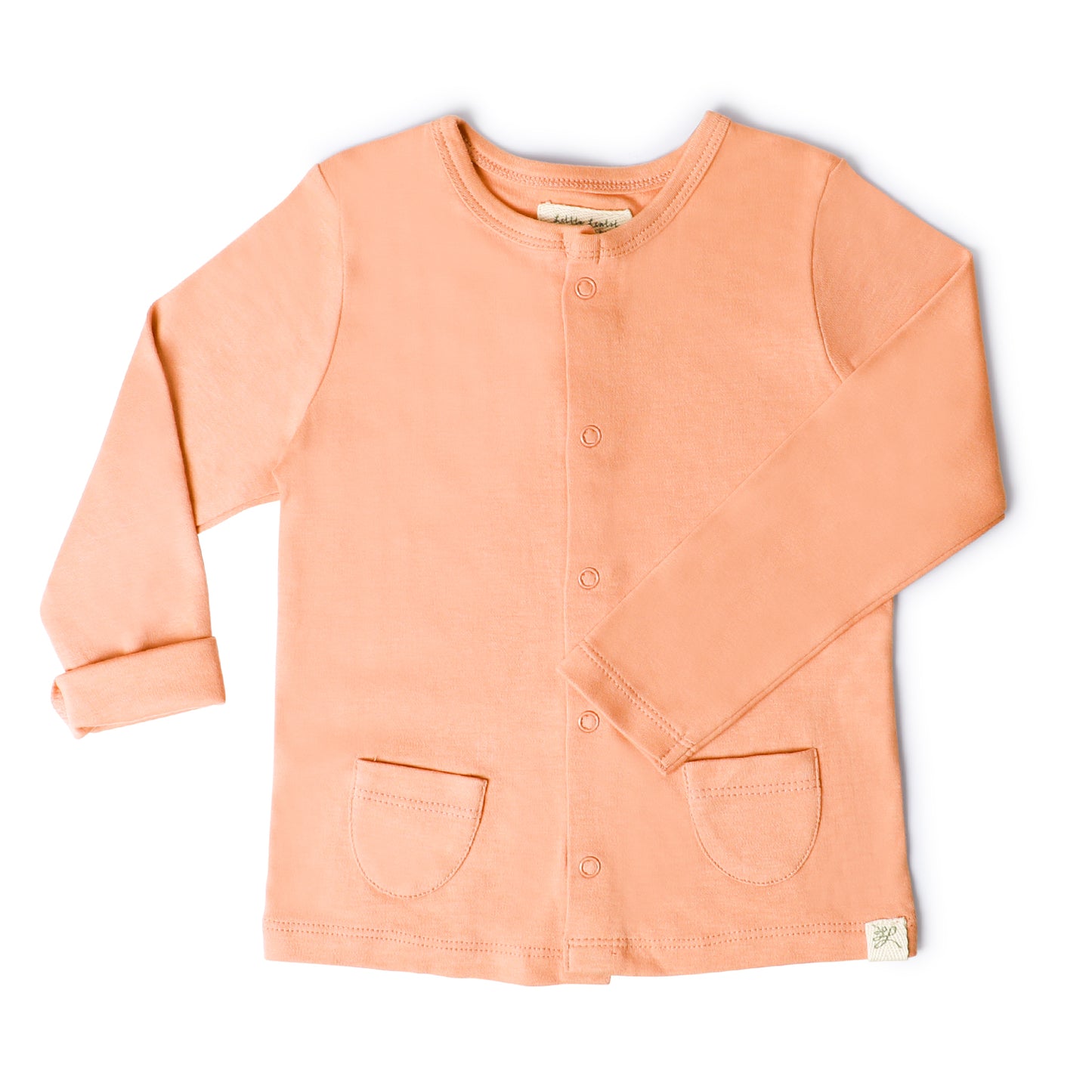 BUTTON DOWN TSHIRT- CORAL BLUSH - ITSYBOO