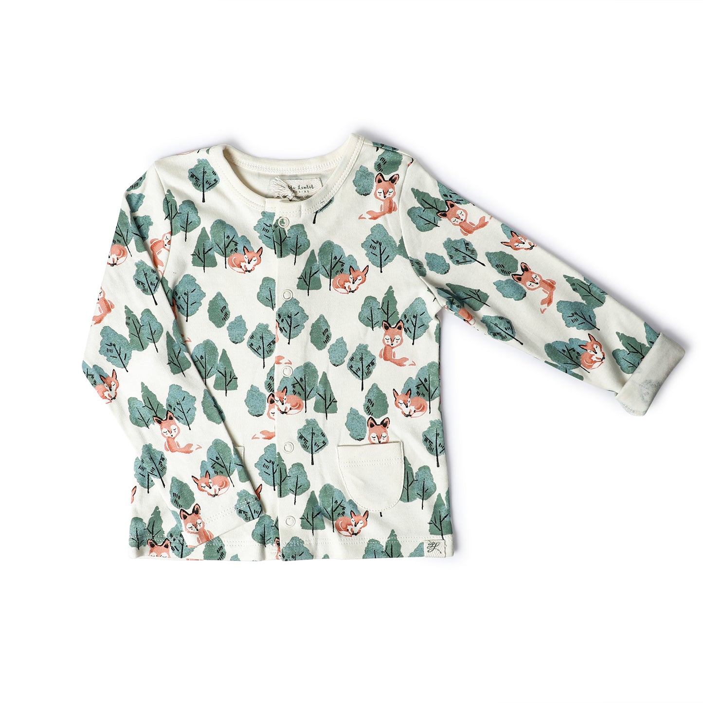 BUTTON DOWN TSHIRT- CRAFTY FOX - ITSYBOO