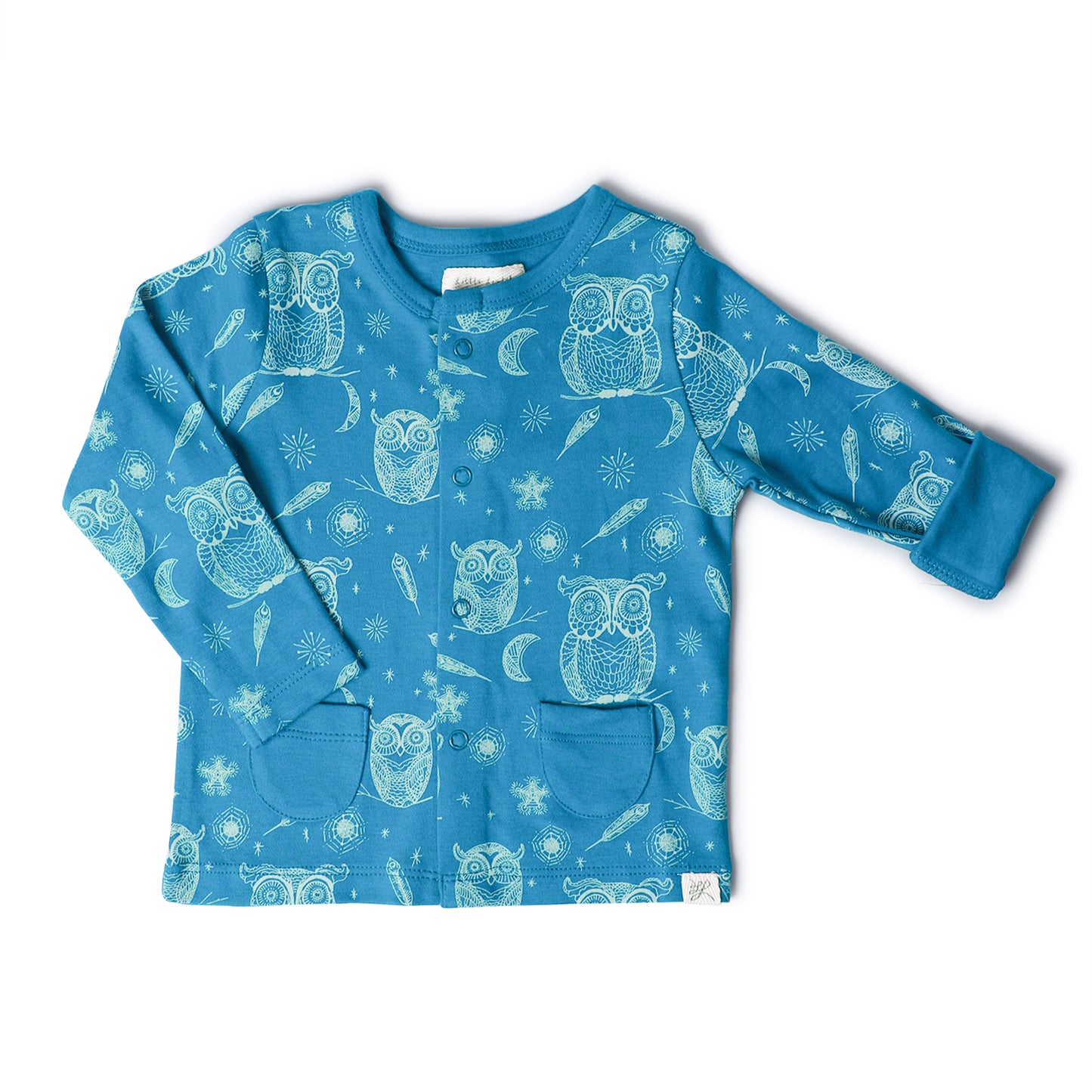 BUTTON DOWN TSHIRT- HOOT HOOT OWL - ITSYBOO