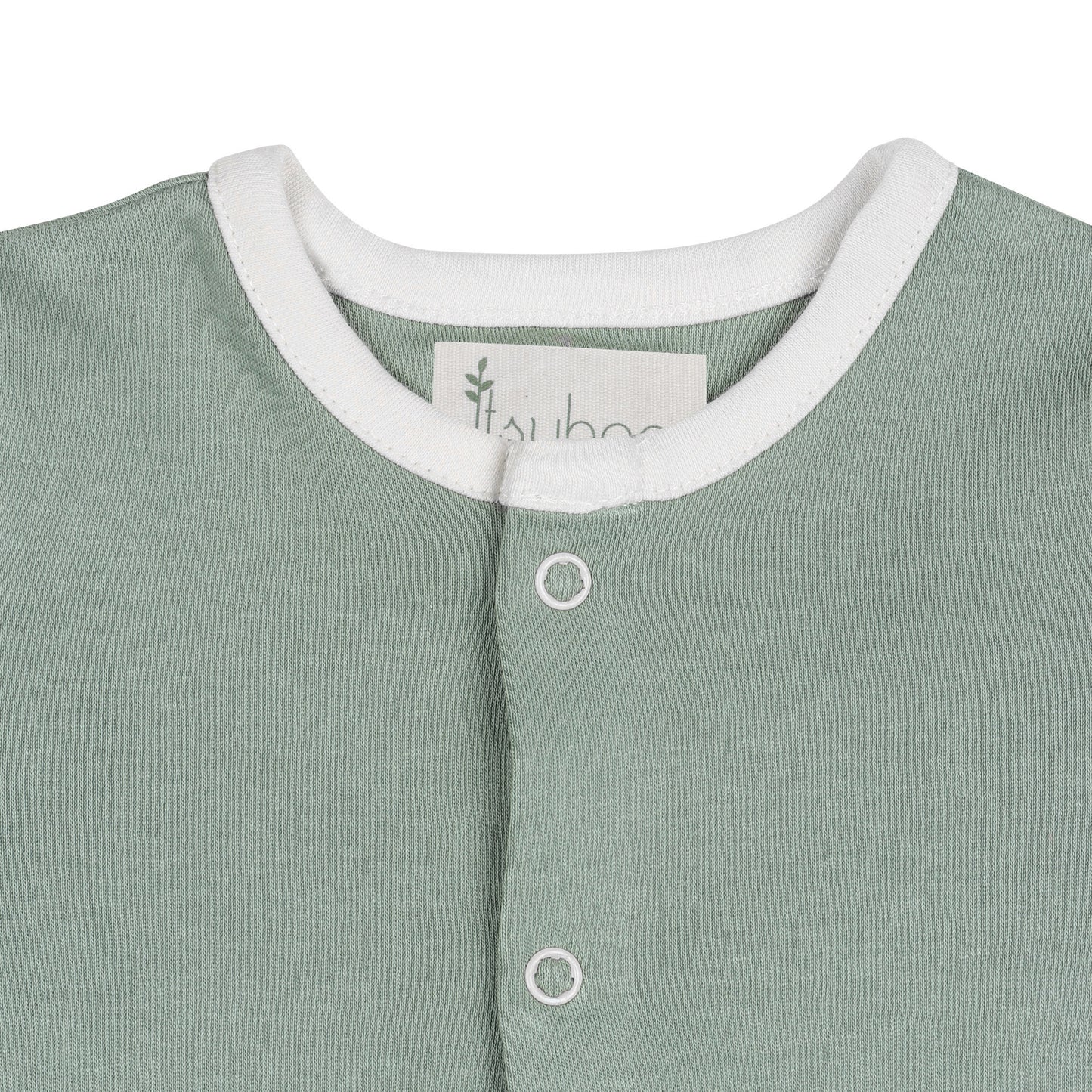 BUTTON DOWN TSHIRT- SAGE GREEN - ITSYBOO