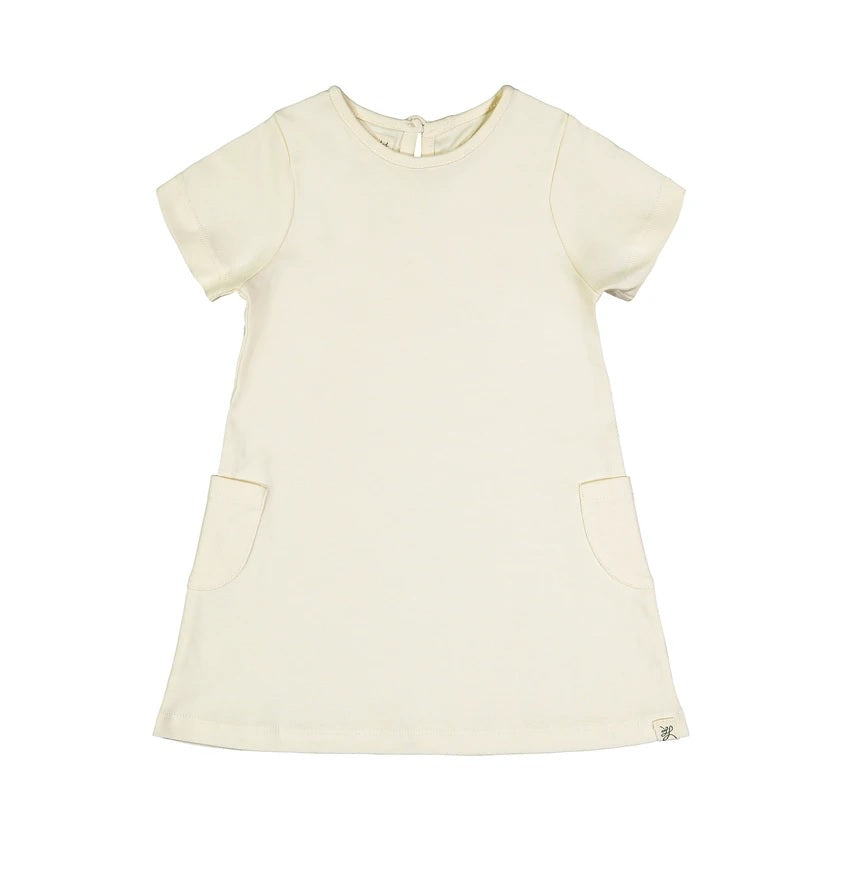 DRESS- CHALK WHITE - ITSYBOO