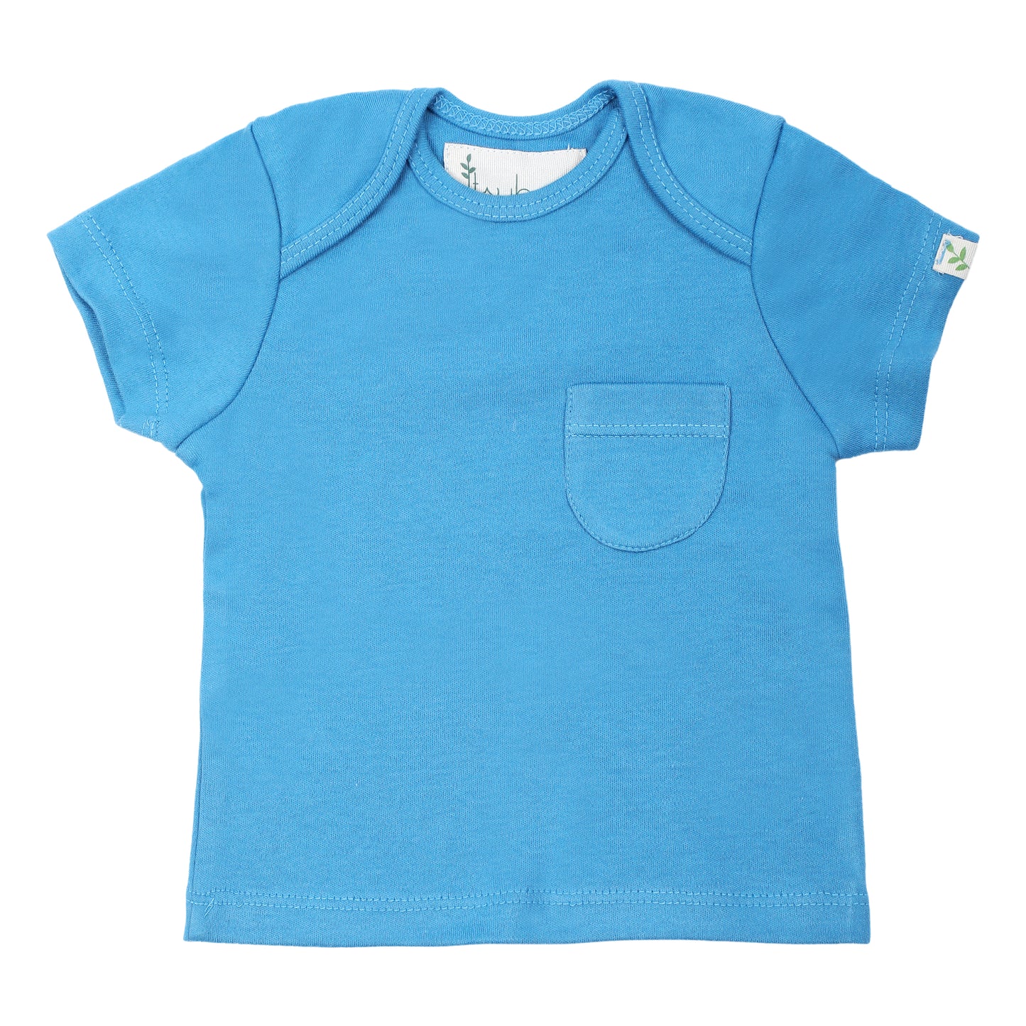 HALF SLEEVE TSHIRT- AQUA