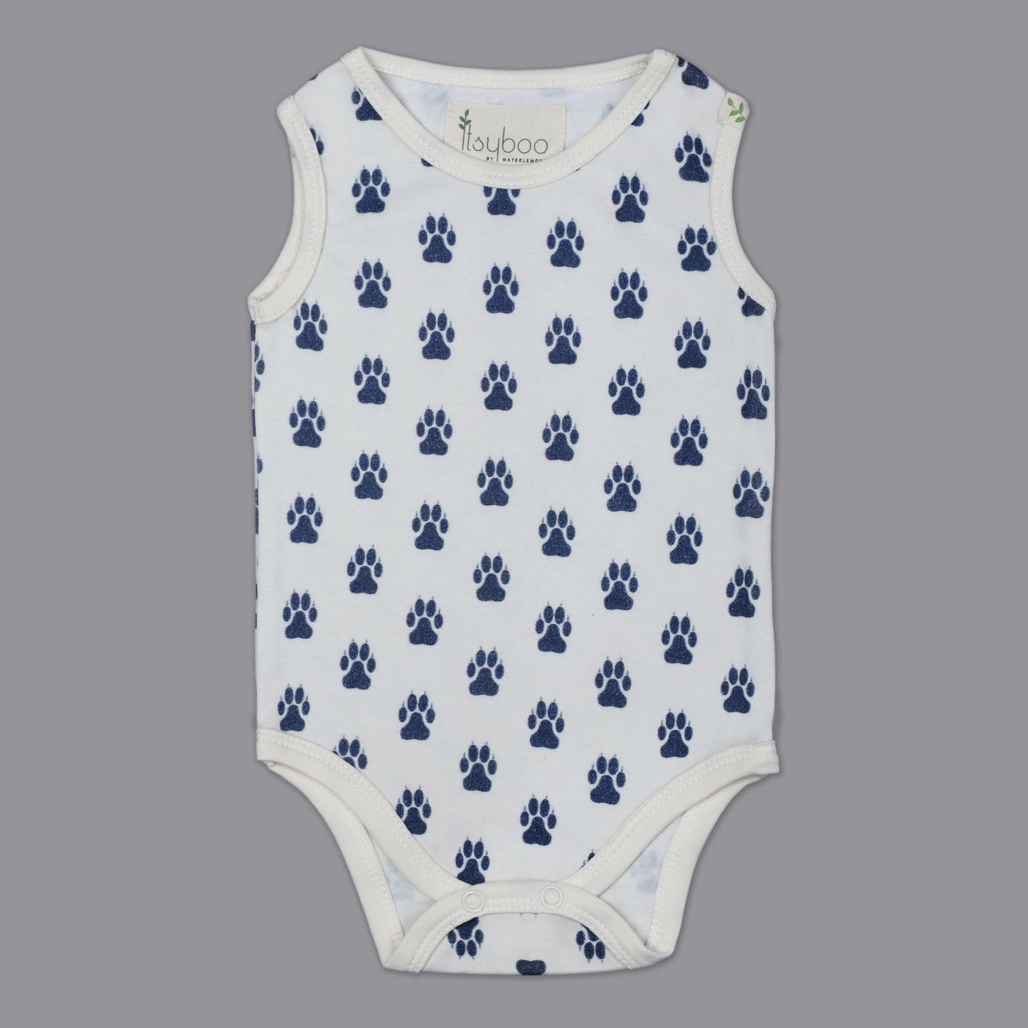SLEEVELESS ONESIE- PAWS