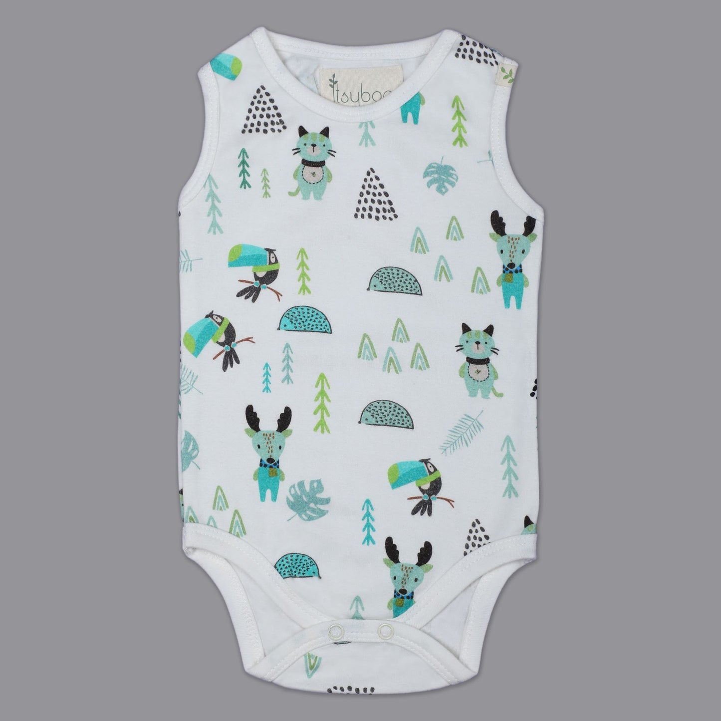 SLEEVELESS ONESIE- FORREST