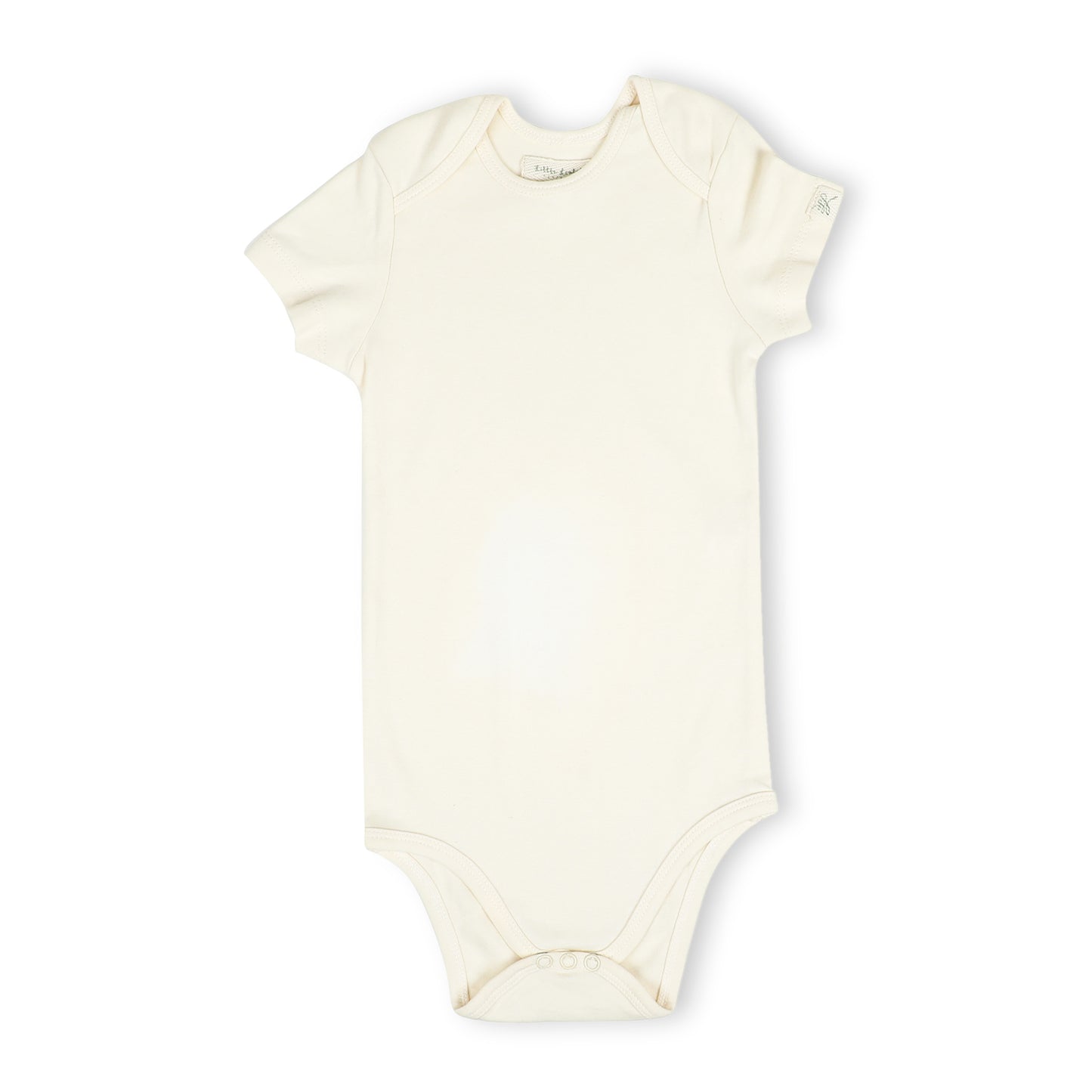 HALF SLEEVE ONESIE- CHALK WHITE - ITSYBOO