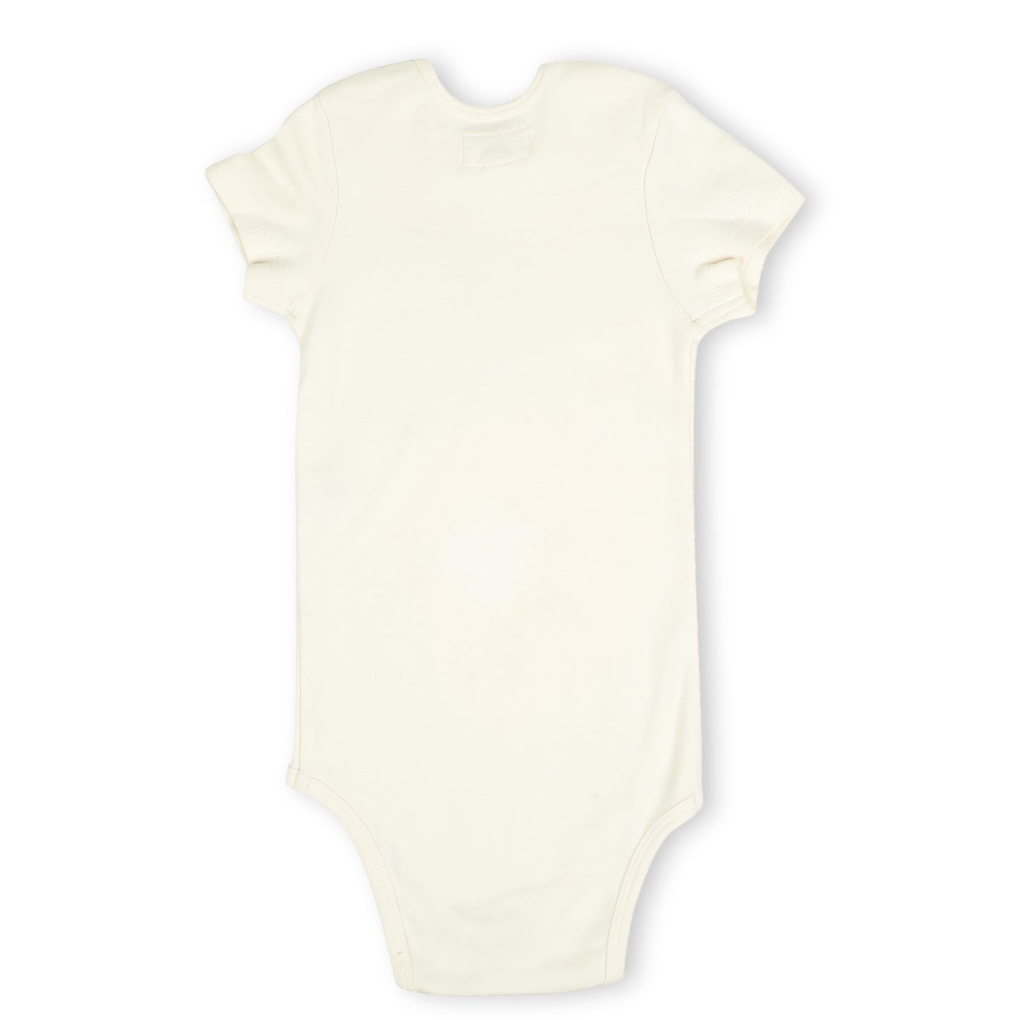 HALF SLEEVE ONESIE- CHALK WHITE - ITSYBOO