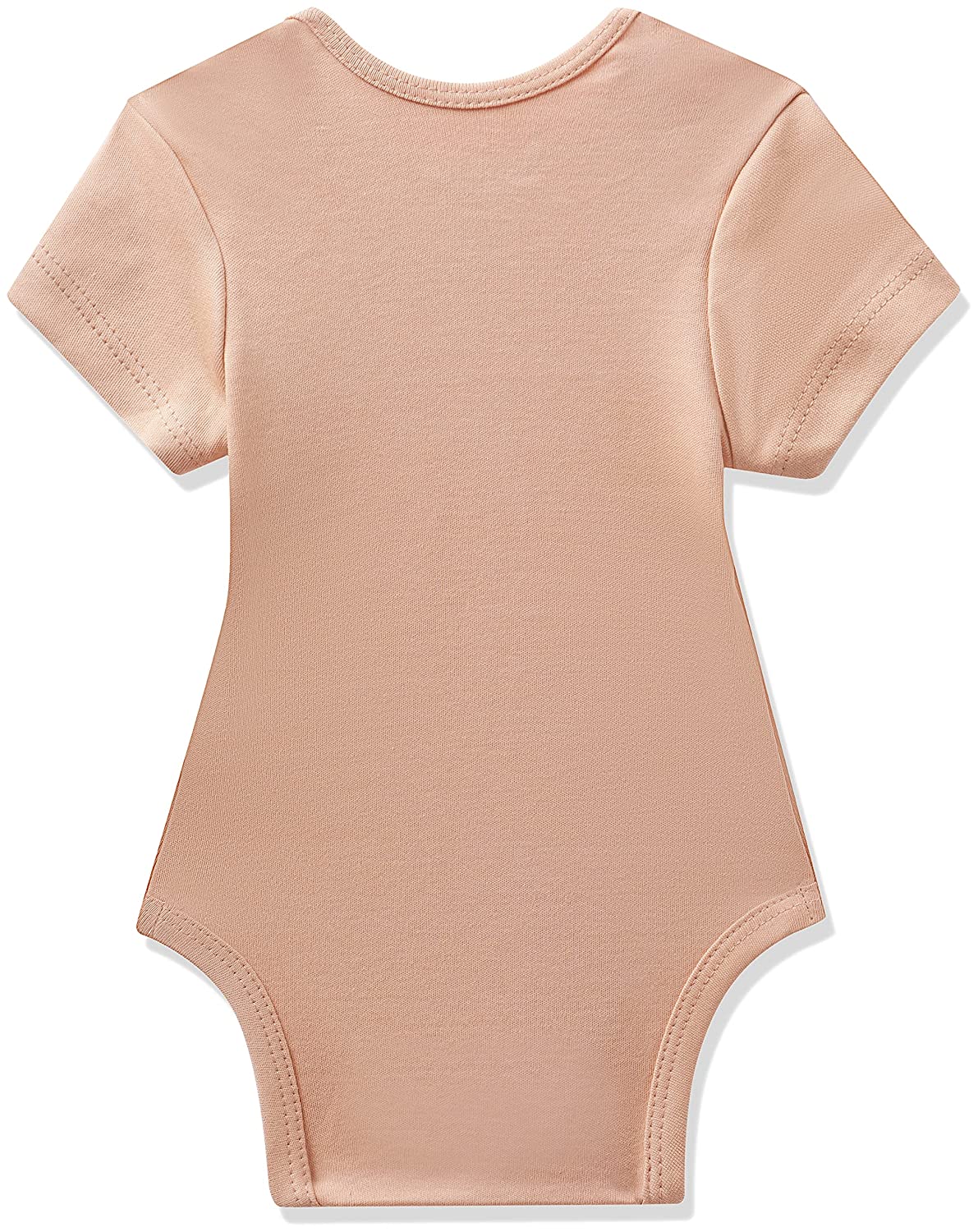 HALF SLEEVE ONESIE- CORAL BLUSH - ITSYBOO