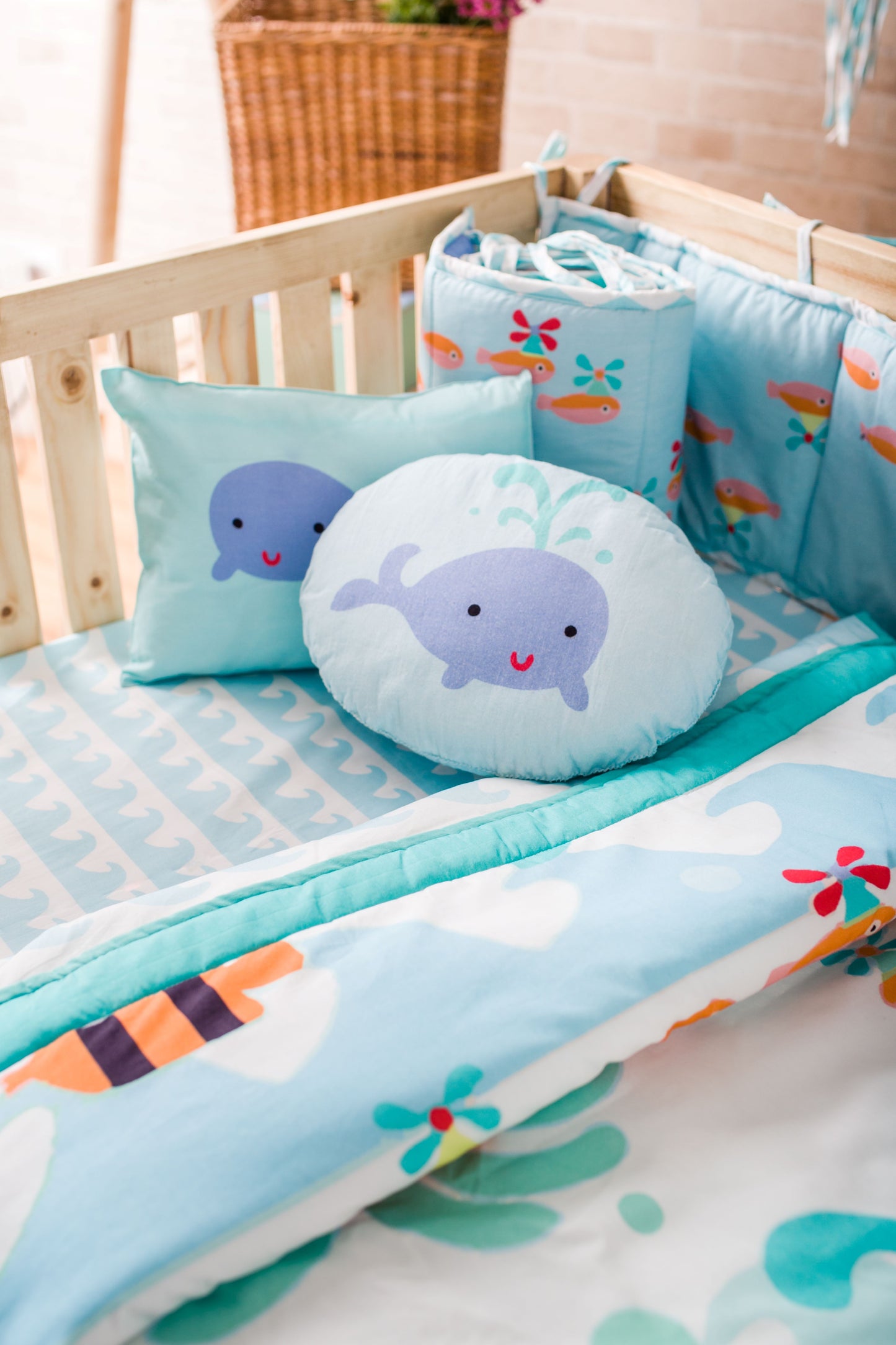 BABY BEDDING SET- UNDER WATER OCTI - ITSYBOO