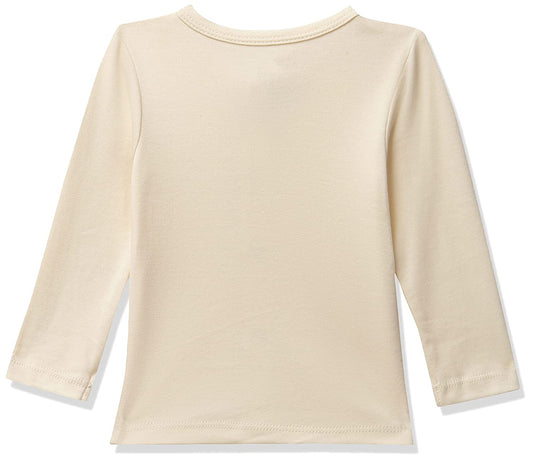 BUTTON DOWN TSHIRT- CHALK WHITE - ITSYBOO