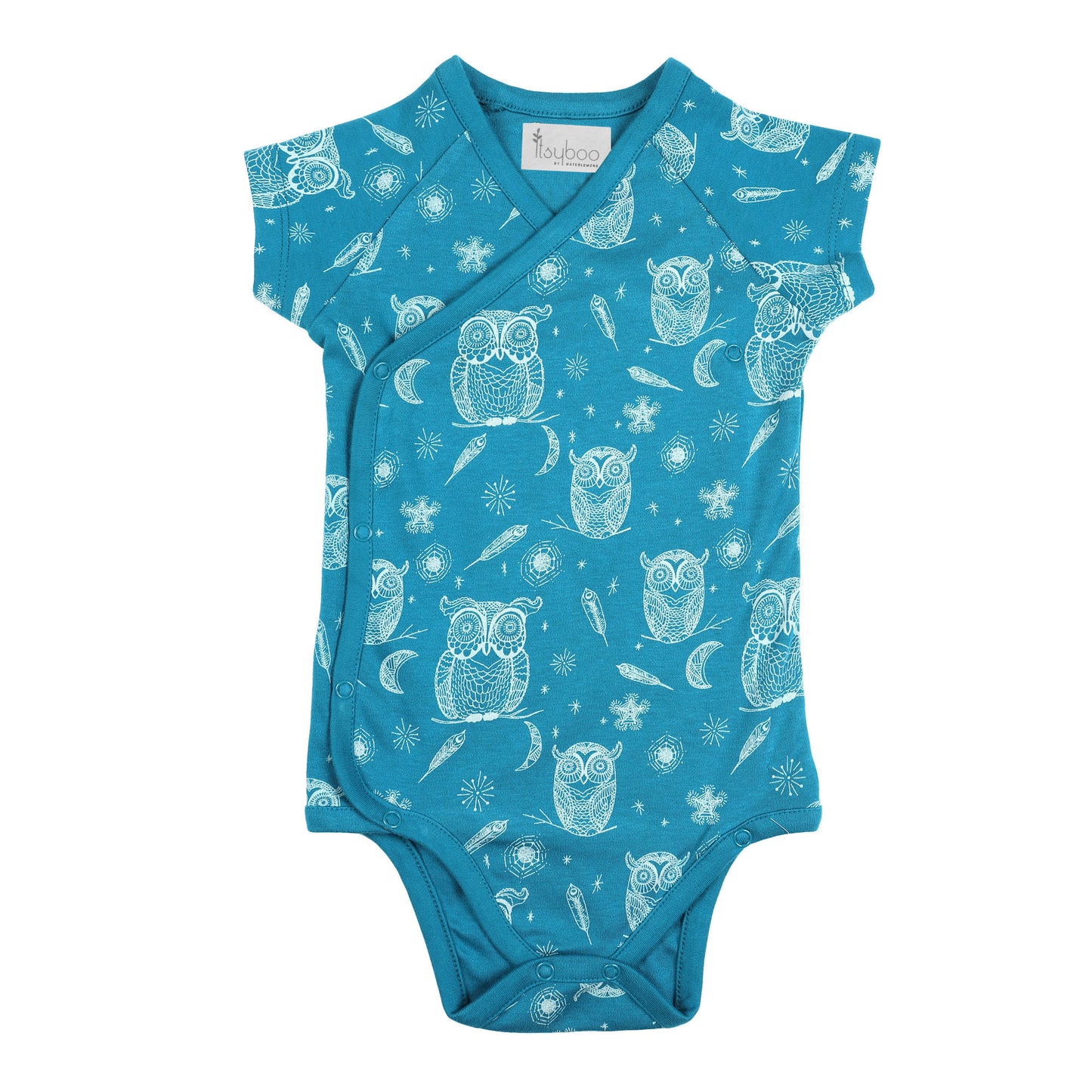 HALF SLEEVE KIMONO- HOOT HOOT OWL - ITSYBOO