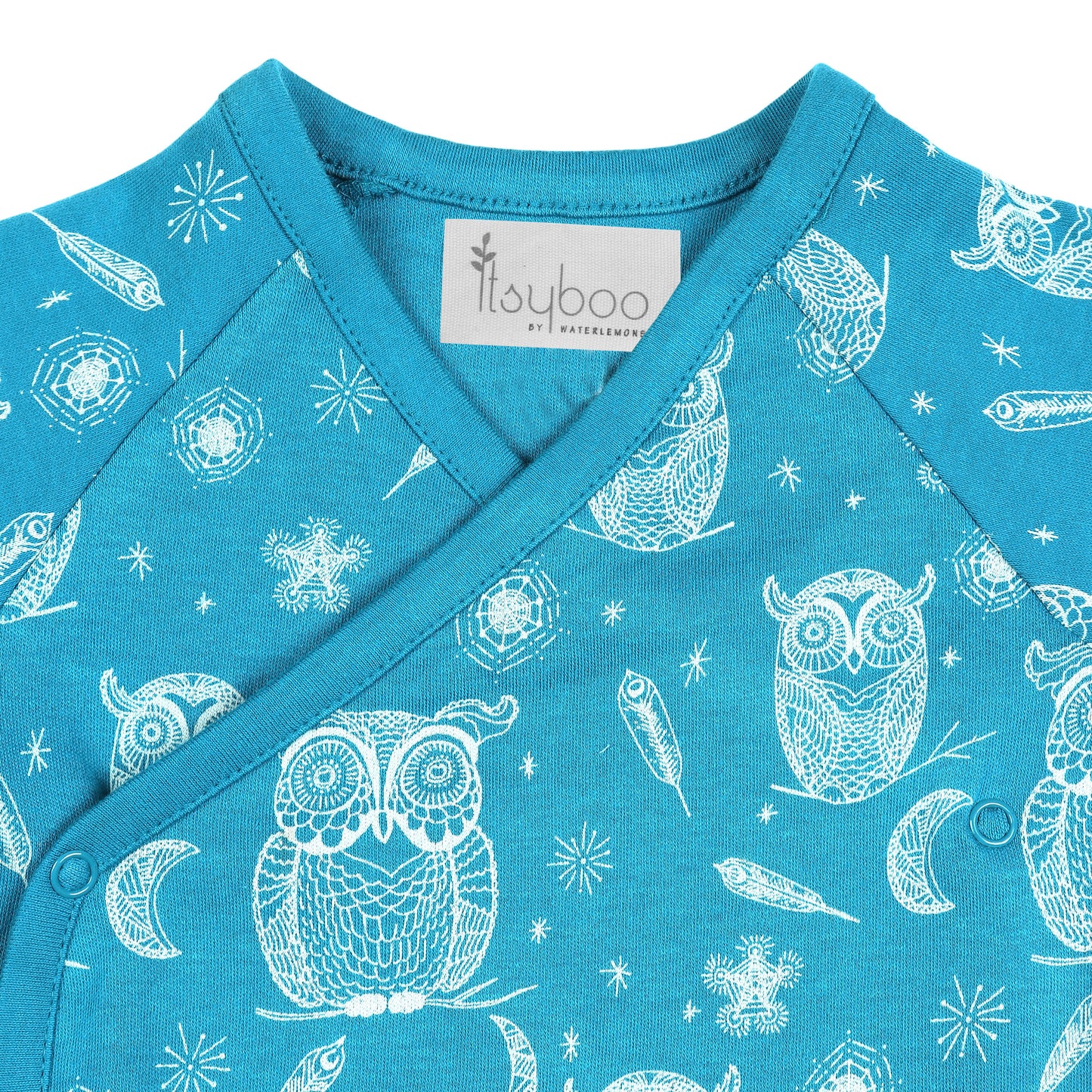 HALF SLEEVE KIMONO- HOOT HOOT OWL - ITSYBOO