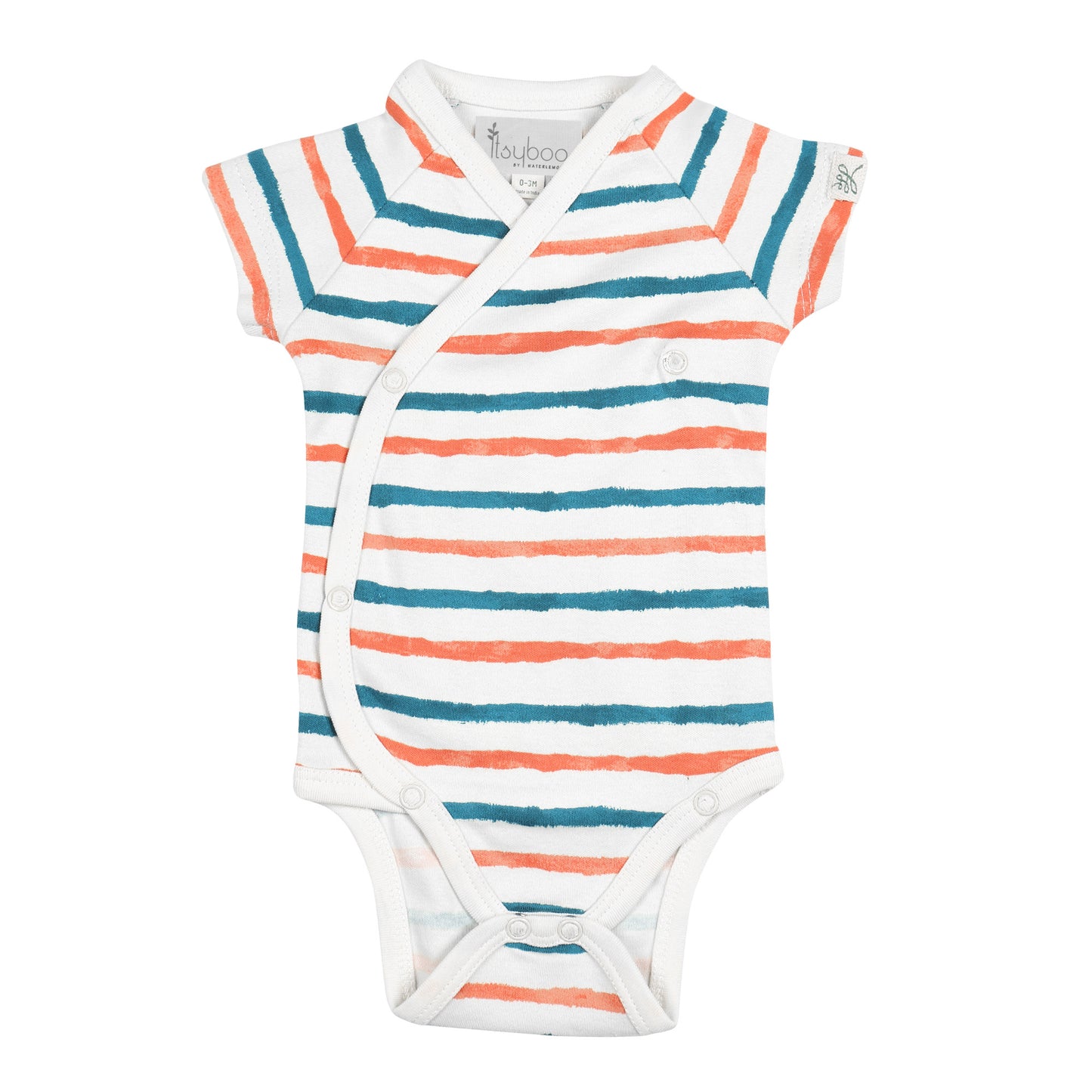 HALF SLEEVE KIMONO- STRIPE HYPE - ITSYBOO
