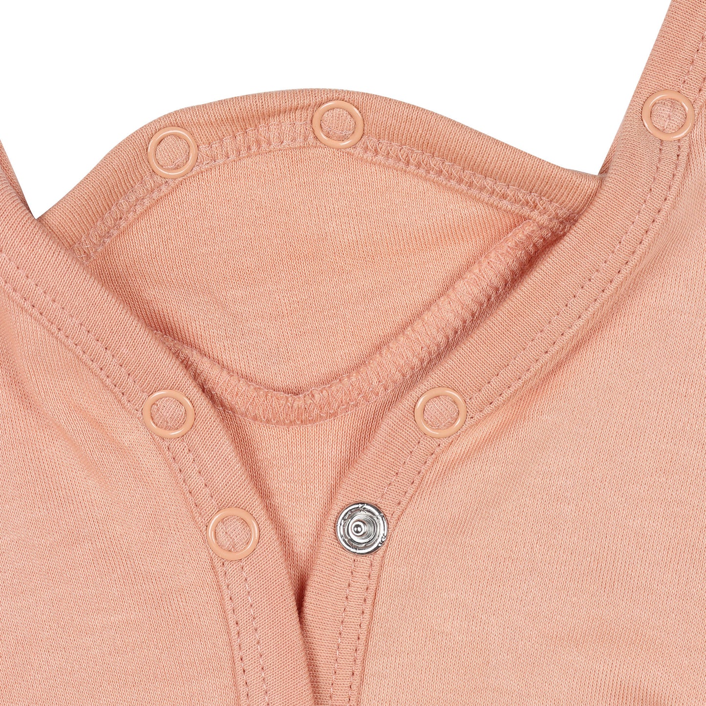 FULL SLEEVE ROMPER- CORAL BLUSH - ITSYBOO