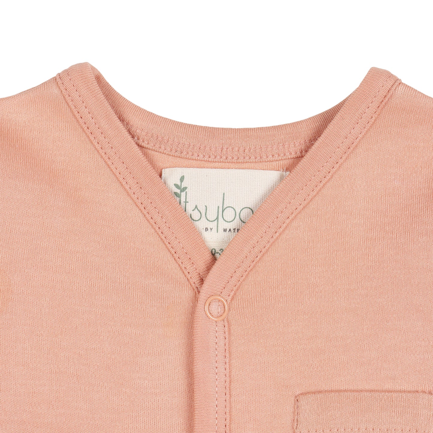 FULL SLEEVE ROMPER- CORAL BLUSH - ITSYBOO