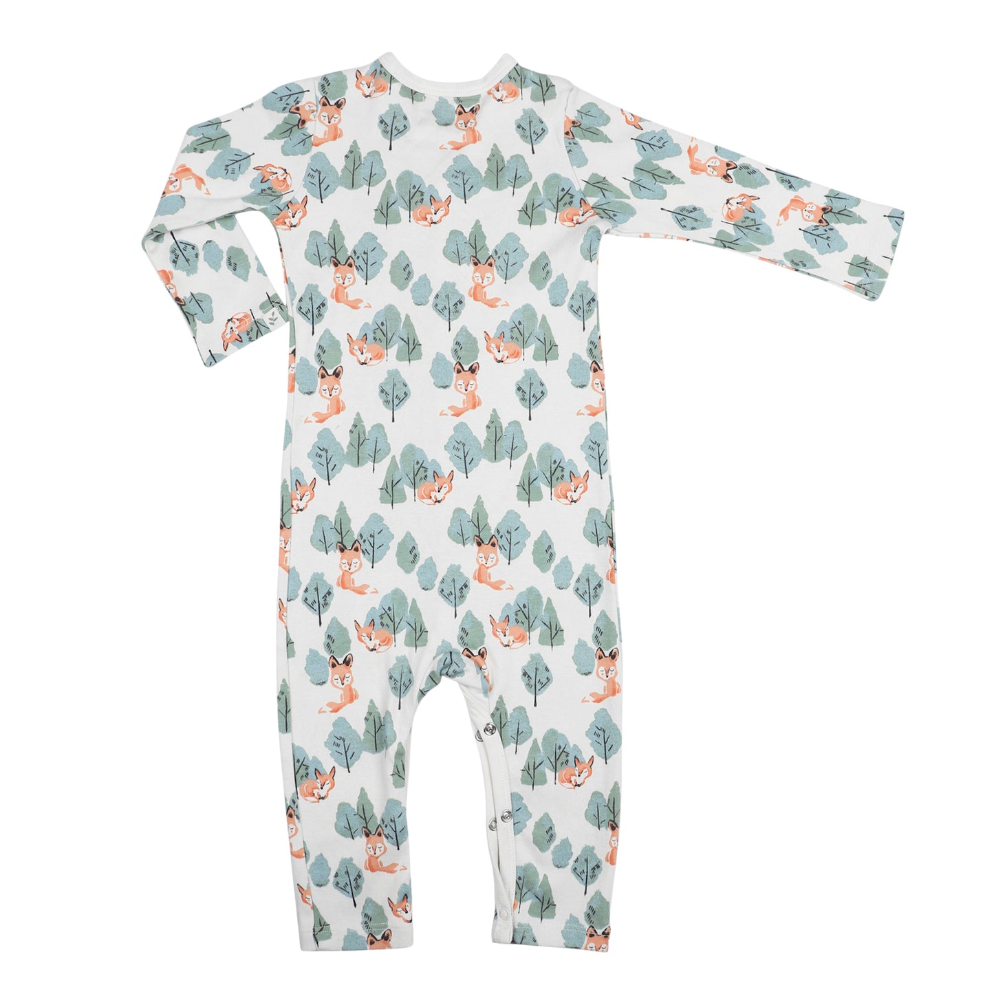 FULL SLEEVE ROMPER- CRAFTY FOX - ITSYBOO