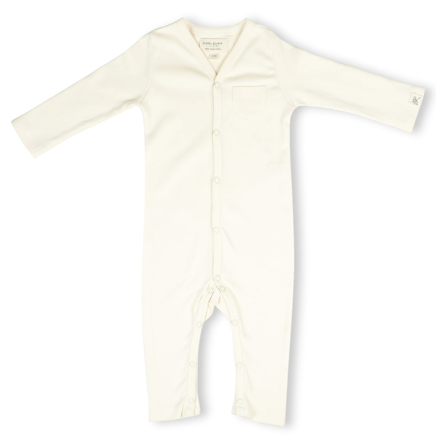 FULL SLEEVE ROMPER- CHALK WHITE - ITSYBOO