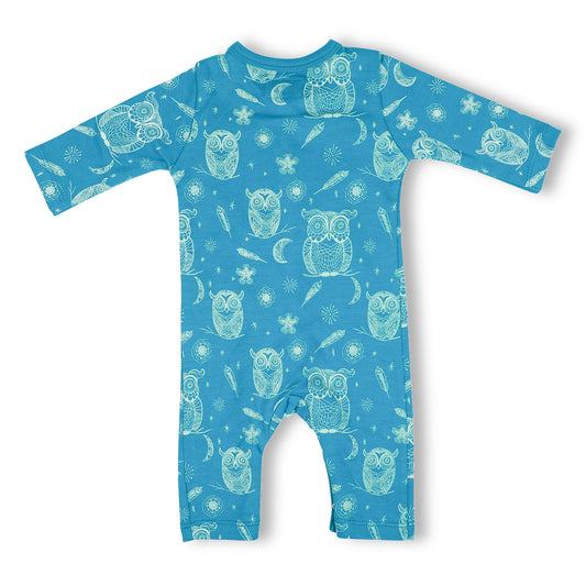 FULL SLEEVE ROMPER- HOOT HOOT OWL - ITSYBOO