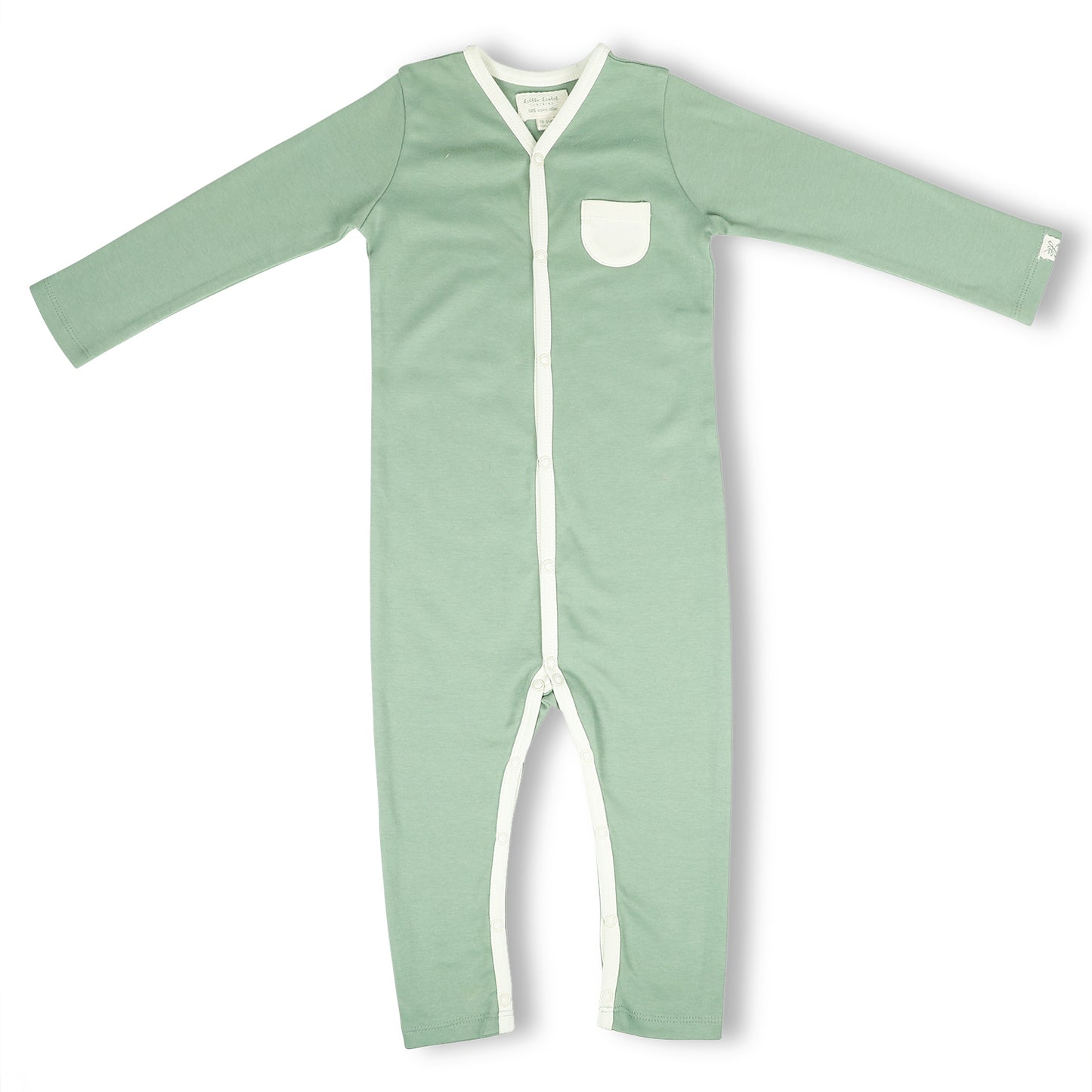 FULL SLEEVE ROMPER- SAGE GREEN - ITSYBOO