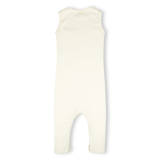 SLEEVELESS ROMPER- CHALK WHITE - ITSYBOO