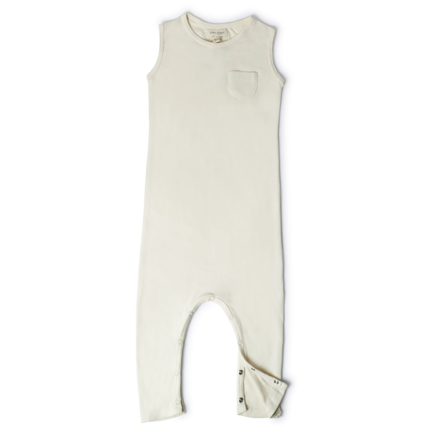 SLEEVELESS ROMPER- CHALK WHITE - ITSYBOO