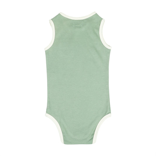 SLEEVELESS ONESIE- SAGE GREEN - ITSYBOO