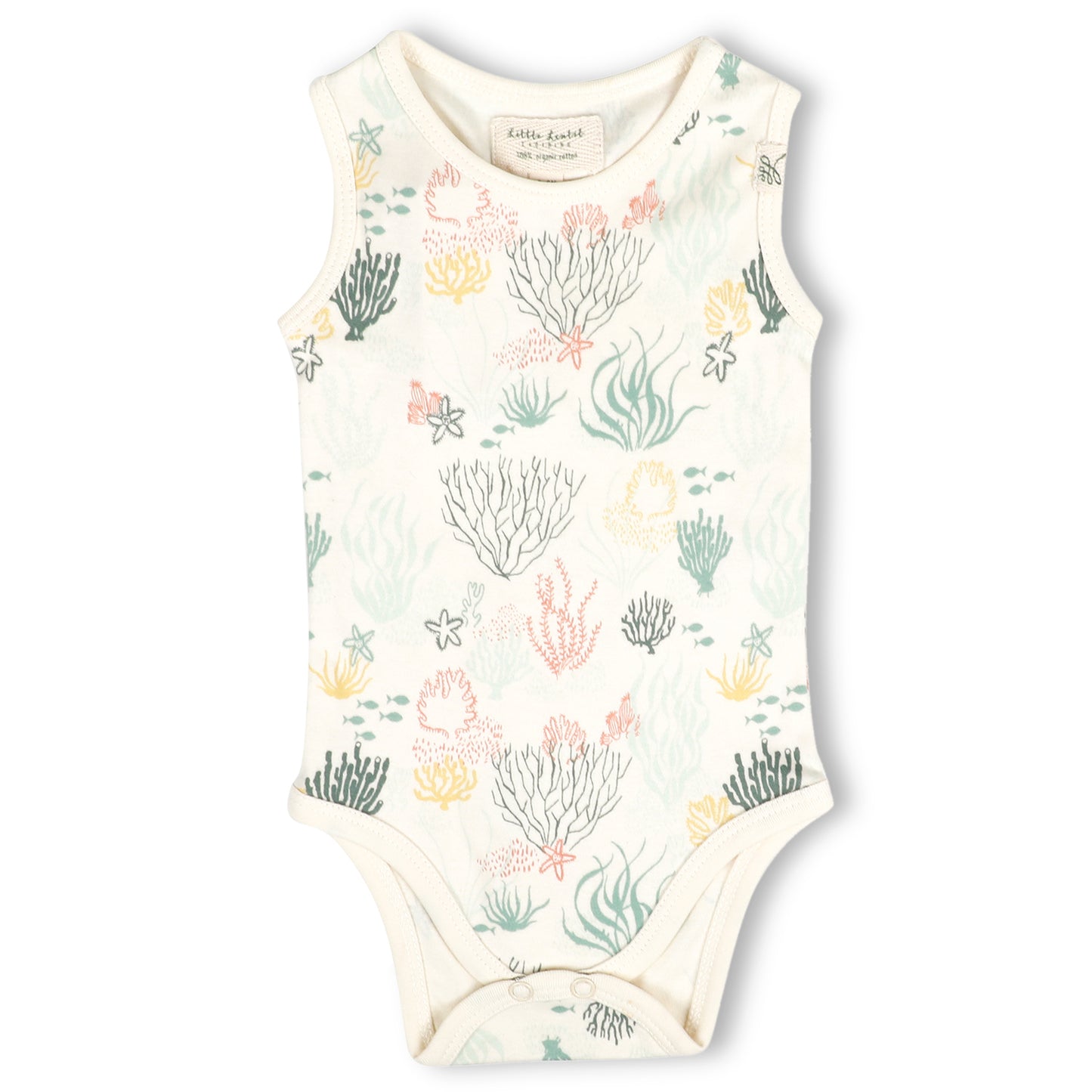 SLEEVELESS ONESIE- UNDER WATER WORLD - ITSYBOO
