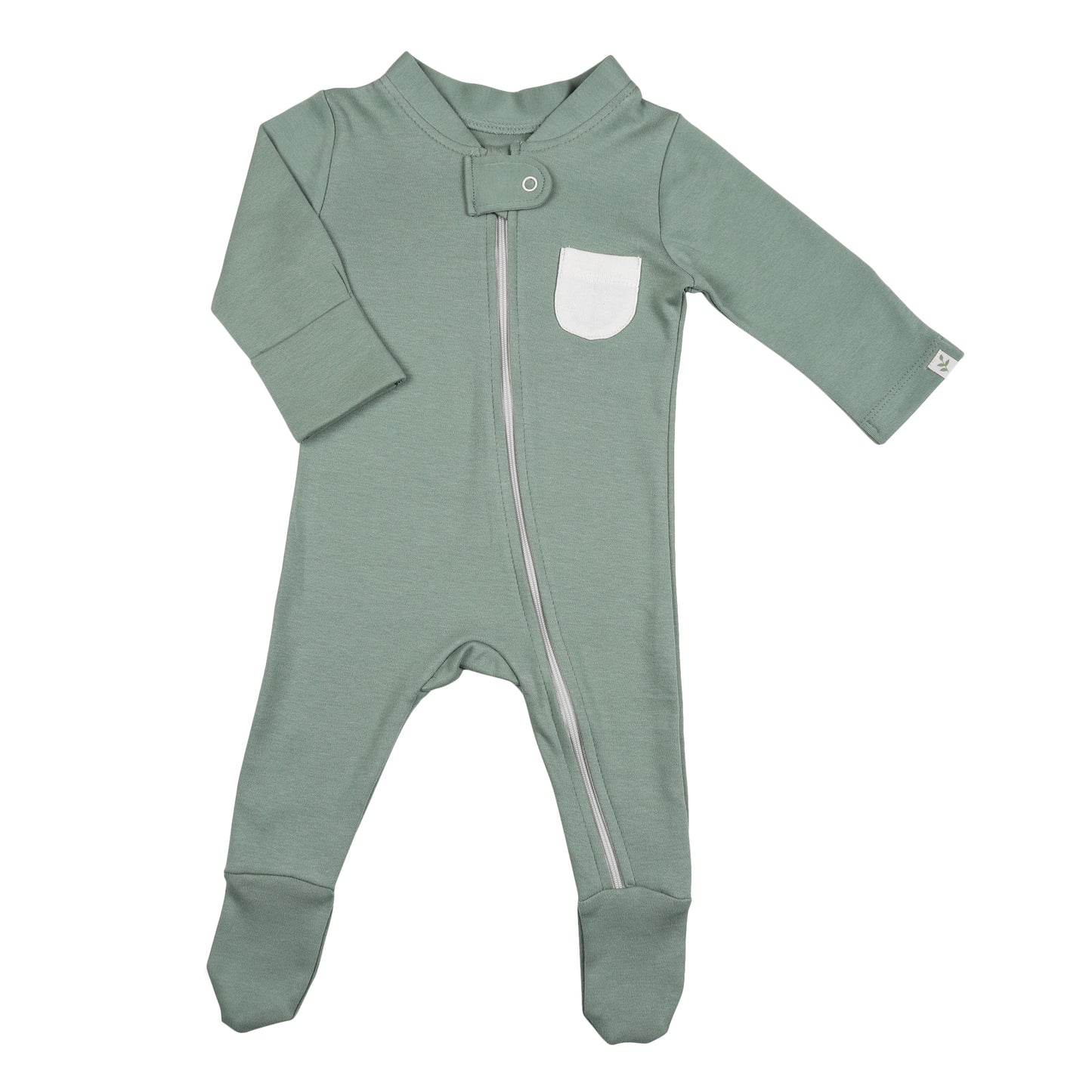 FOOTSIE- SAGE GREEN - ITSYBOO