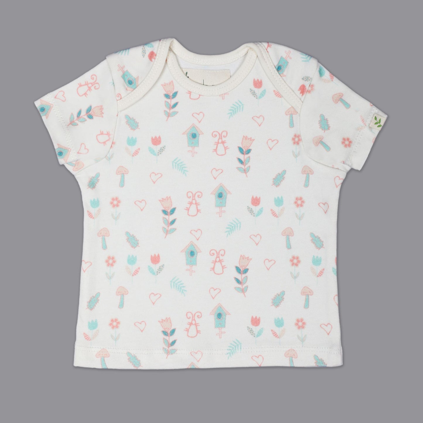 HALF SLEEVE TSHIRT- FLOWER