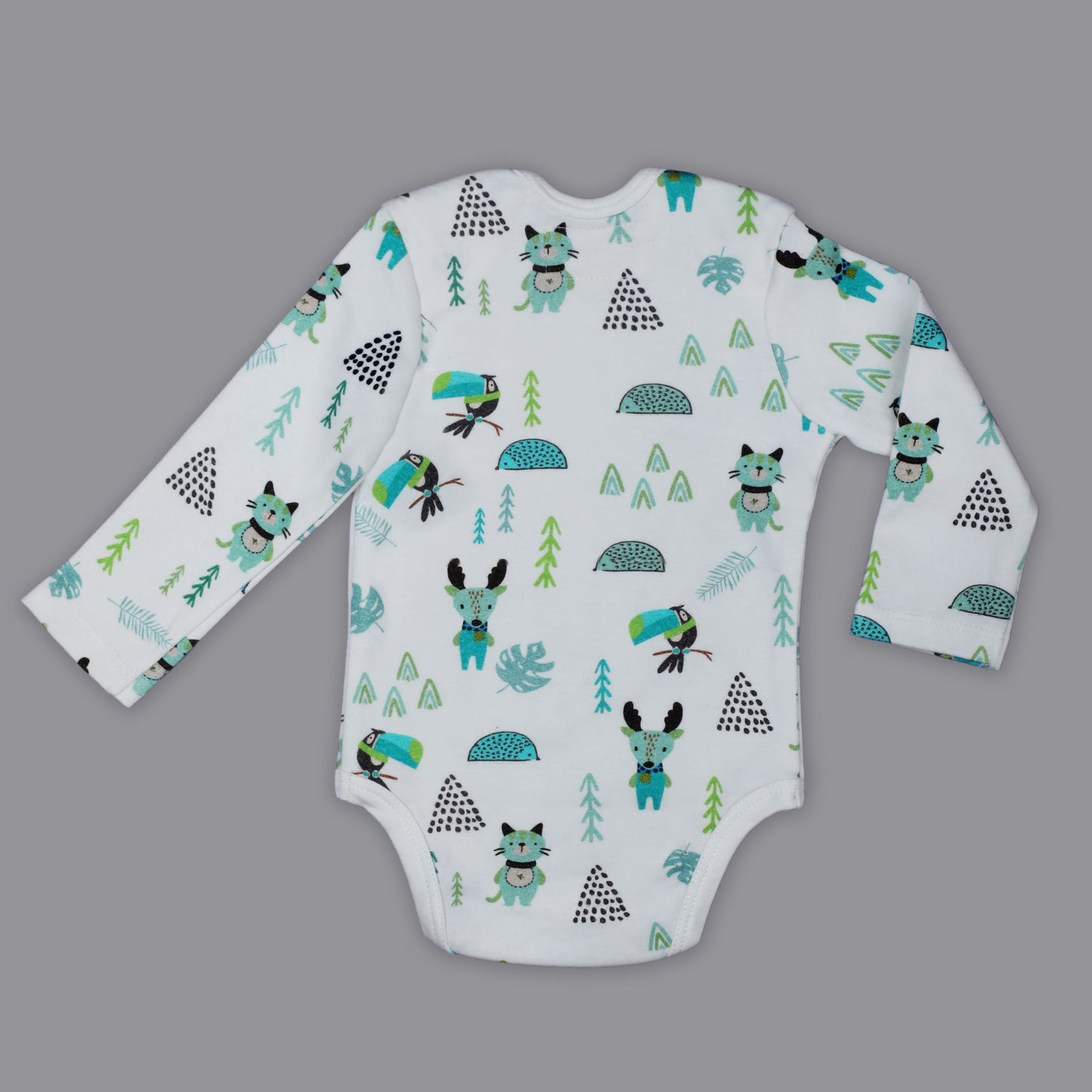 FULL SLEEVE ONESIE- FOREST