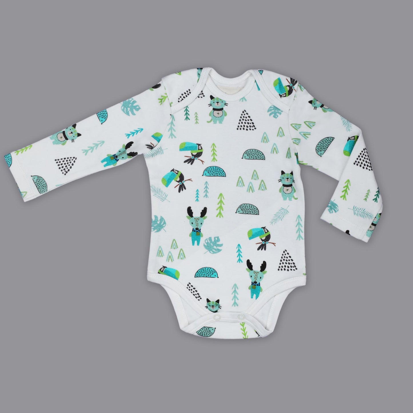 FULL SLEEVE ONESIE- FOREST