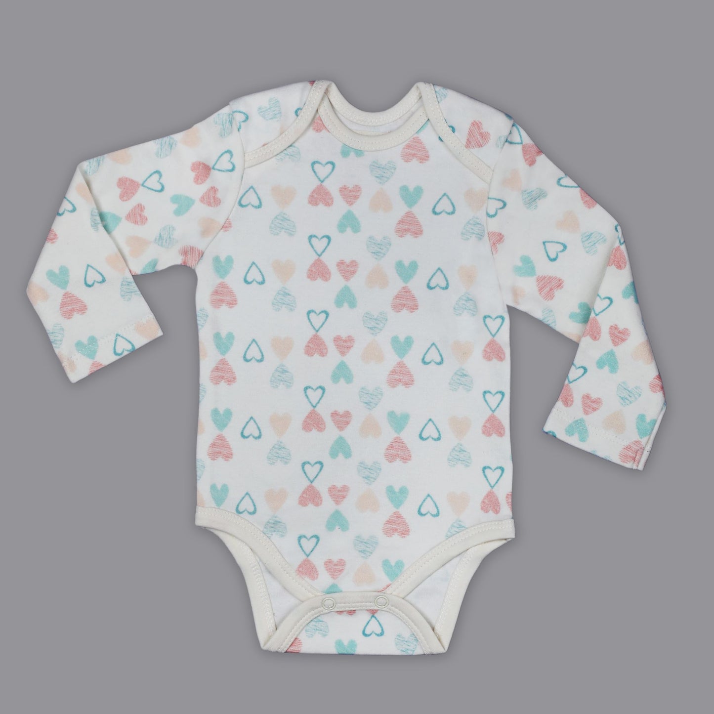 FULL SLEEVE ONESIE- HEART