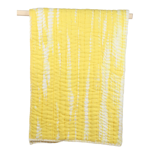 YELLOW - TYE DYE QUILT - ITSYBOO
