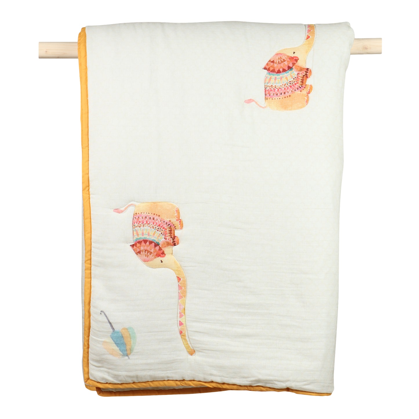 ELEPHANT WITH UMBRELLA QUILT - ITSYBOO
