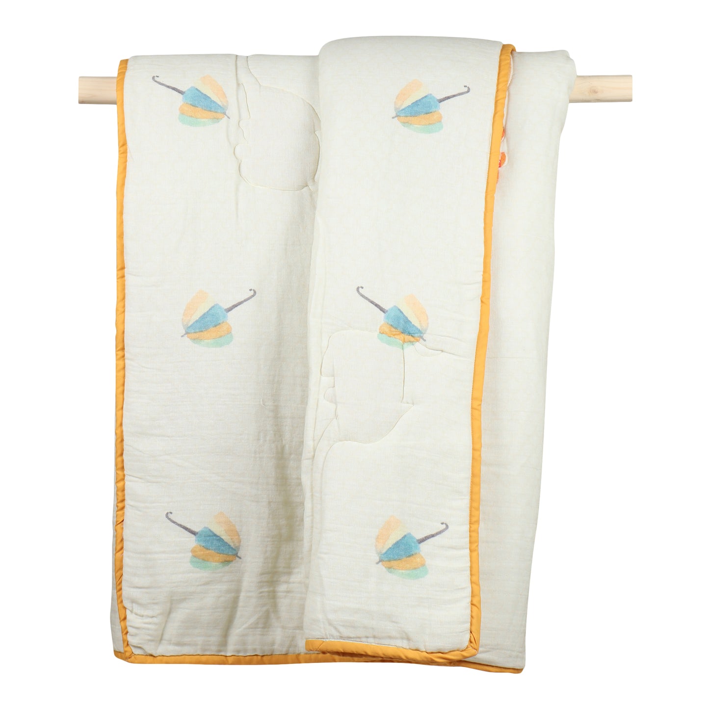 ELEPHANT WITH UMBRELLA QUILT - ITSYBOO