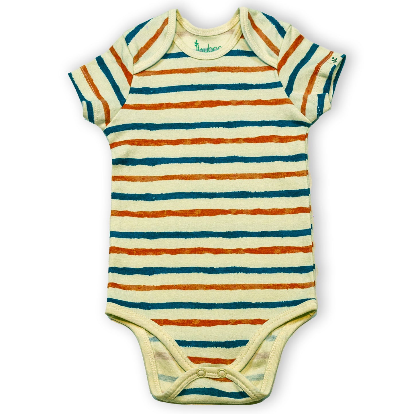 HALF SLEEVE ONESIE-STRIPE HYPE - ITSYBOO