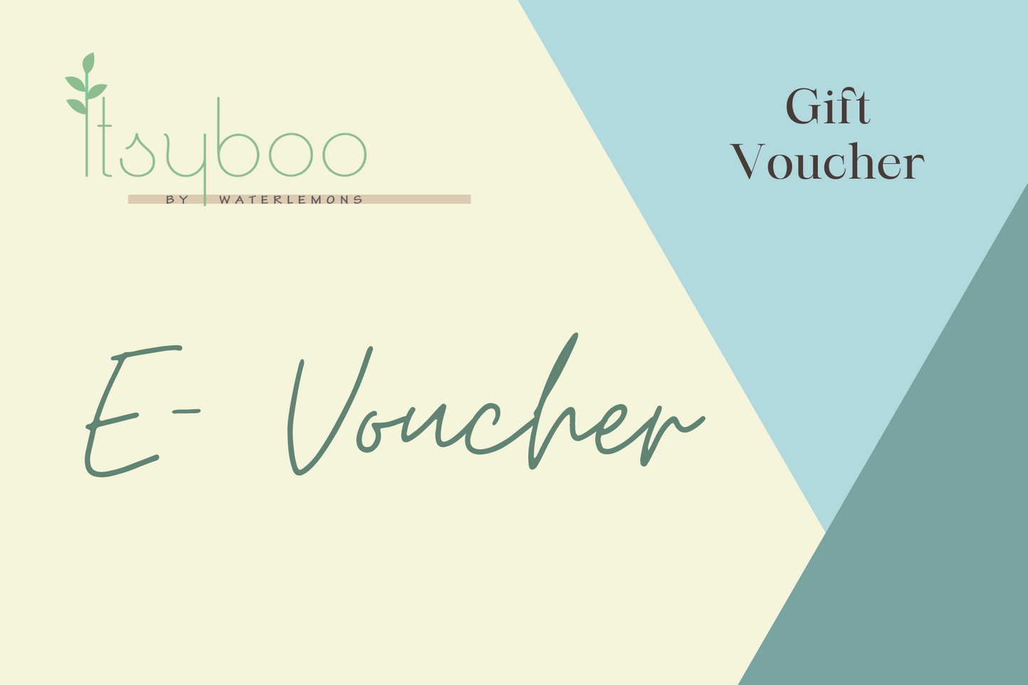 GIFT VOUCHER-E- VOUCHER - ITSYBOO