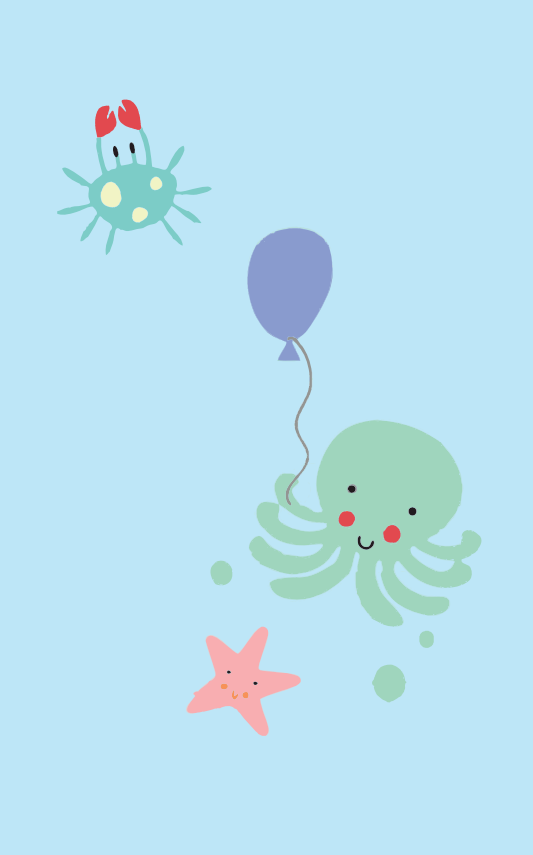 UNDER WATER OCTI QUILT - ITSYBOO