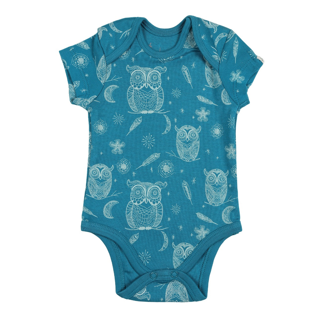 HALF SLEEVE ONESIE-HOOT HOOT OWL - ITSYBOO