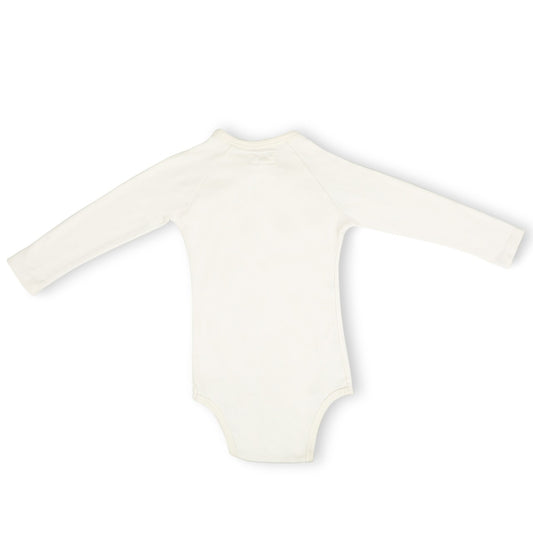 FULL SLEEVE ONESIE- CHALK WHITE - ITSYBOO