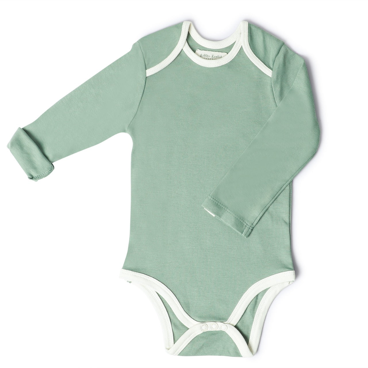 FULL SLEEVE ONESIE- SAGE GREEN - ITSYBOO