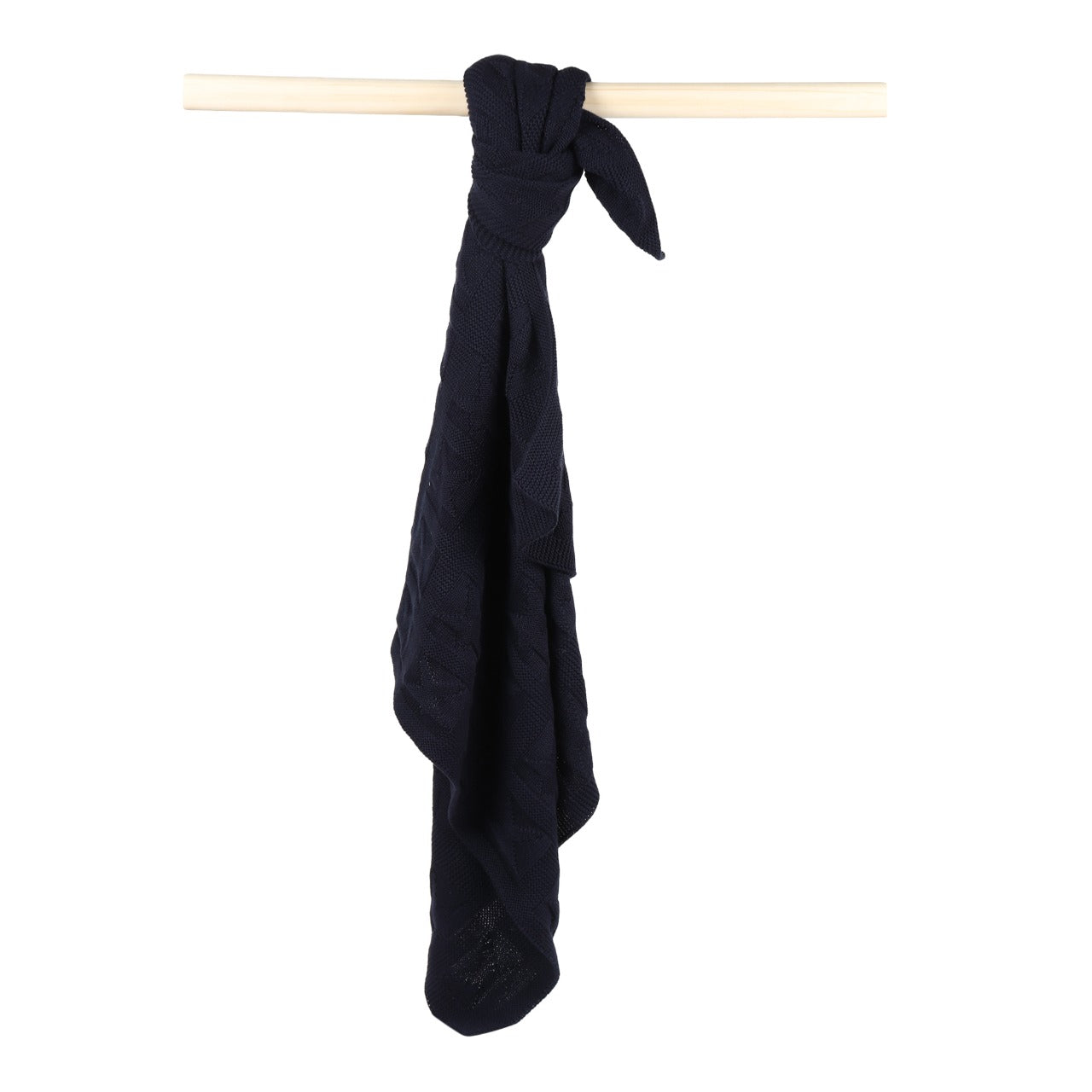 KNIT BLANKET- NAVY STAR - ITSYBOO